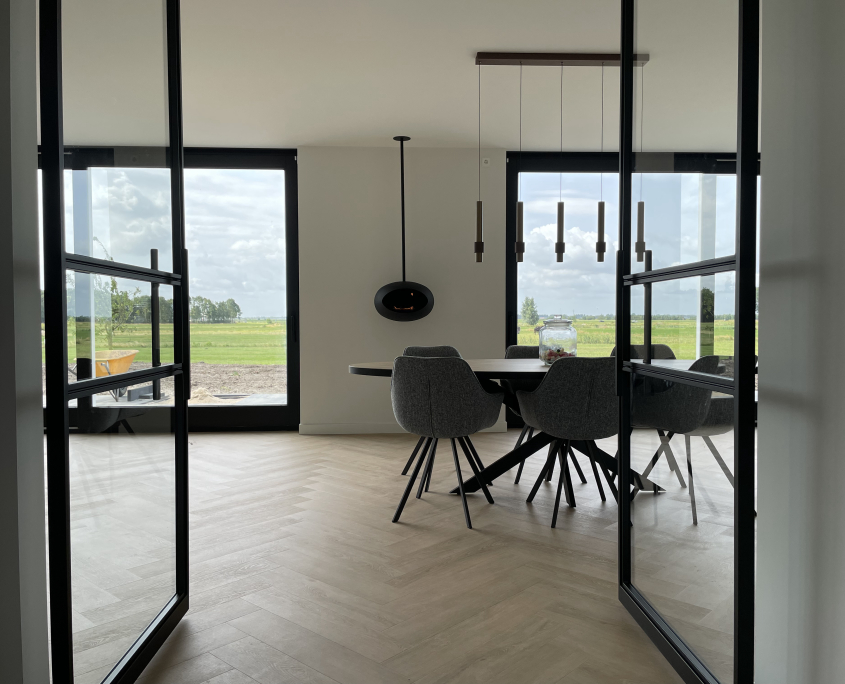 Taatsdeuren in nieuwbouw woning
