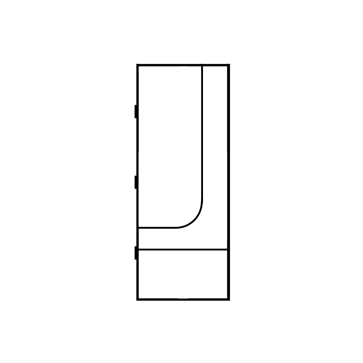 Scharnierdeur