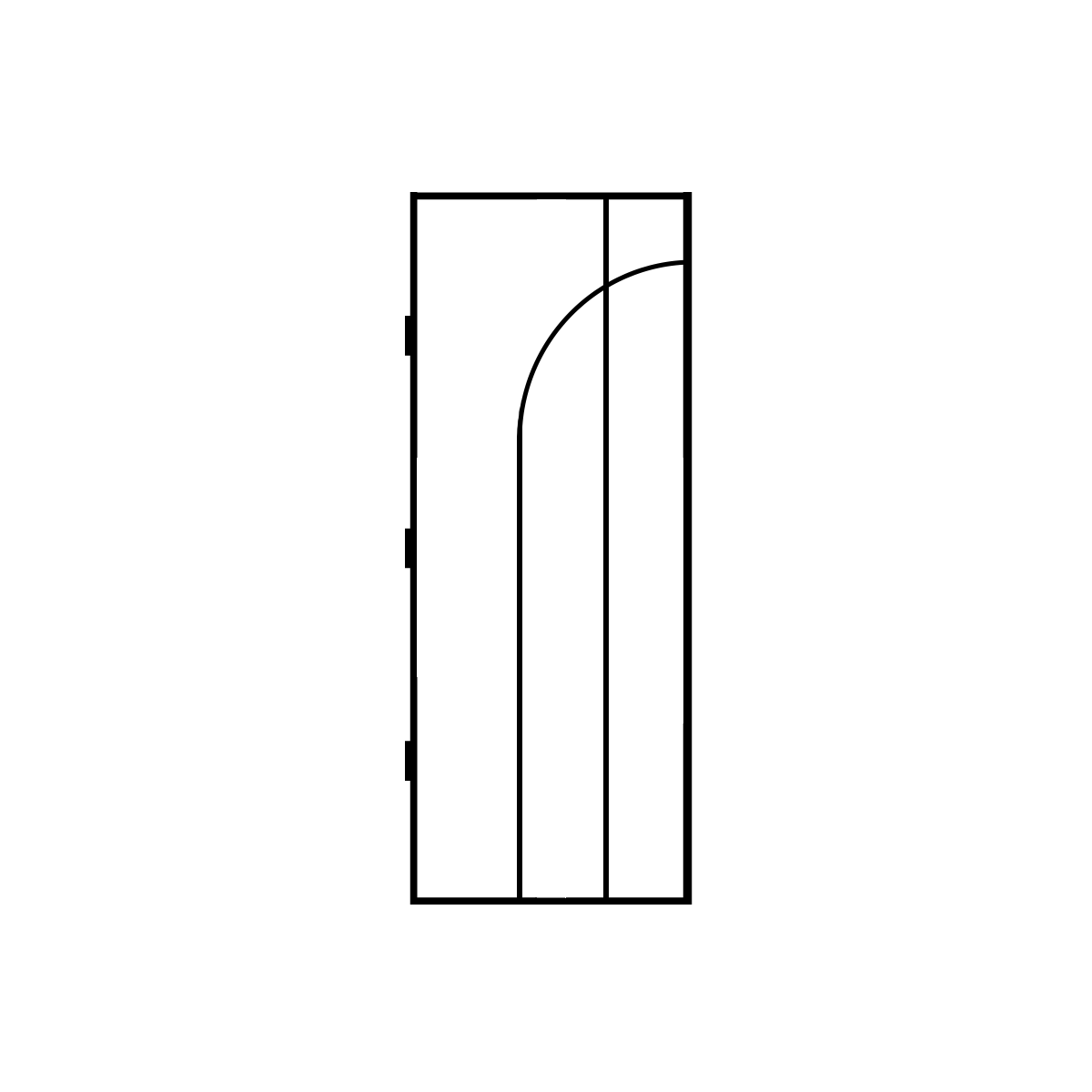 Scharnierdeur